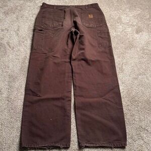 BROWN CARHARTT "DUNGAREE FIT" CARGO PANTS